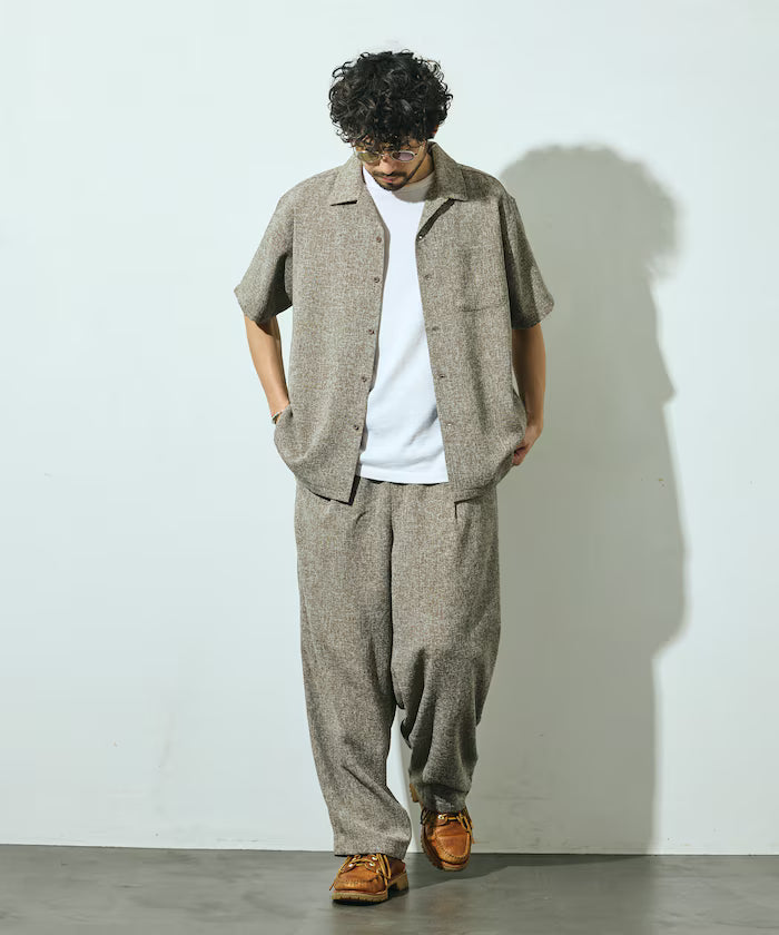 Spindle Summer Tweed Easy Wide Pants
