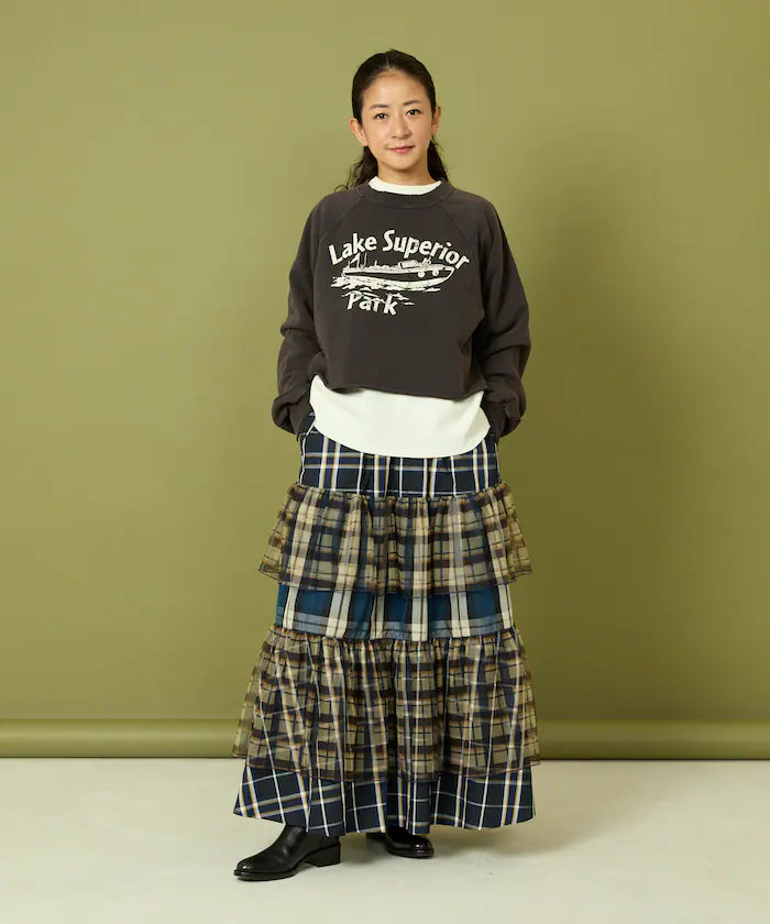 Grunge Cutoff Short Sweatshirt