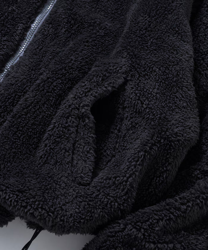 Relaxed Fit Nylon Fleece Reversible Stand Blouson [Limited Edition]
