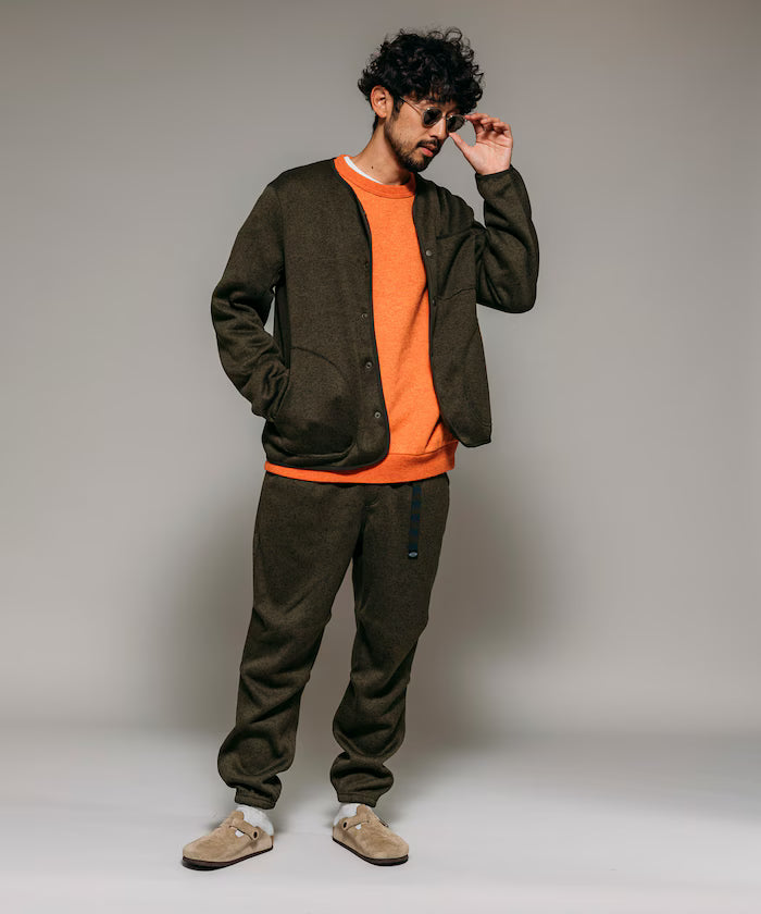 Relaxed Fit Knit Fleece Easy Jogger Pants