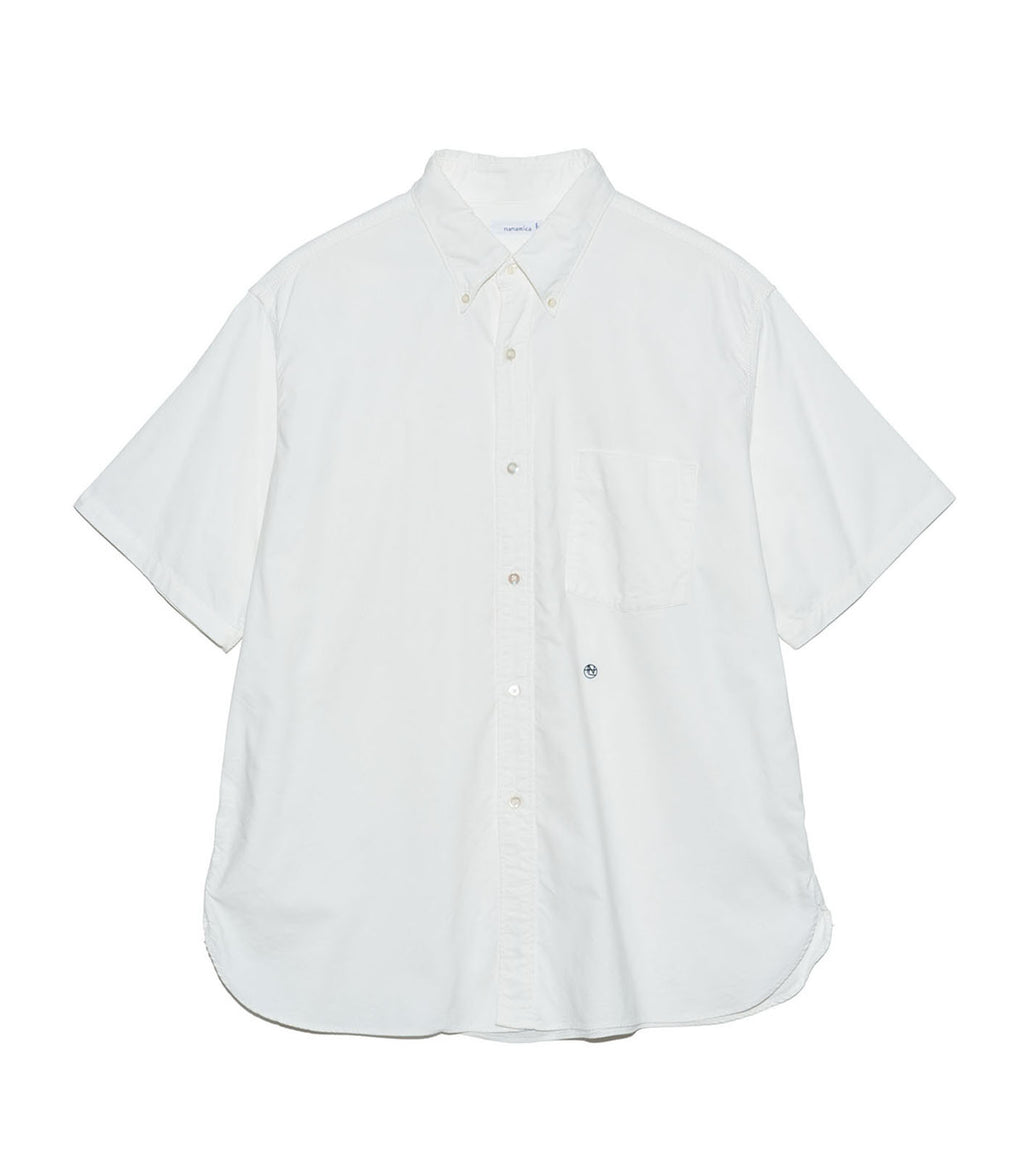 Button Down S/S Shirt - W(White)