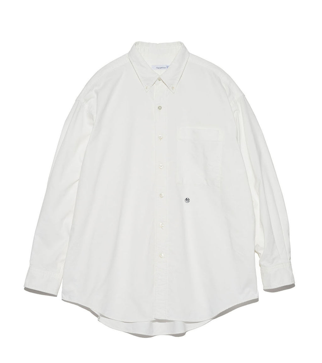 Button Down Wind Shirt - W(White)