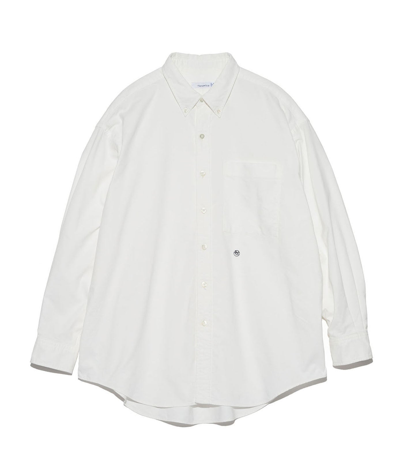 Button Down Wind Shirt - W(White)