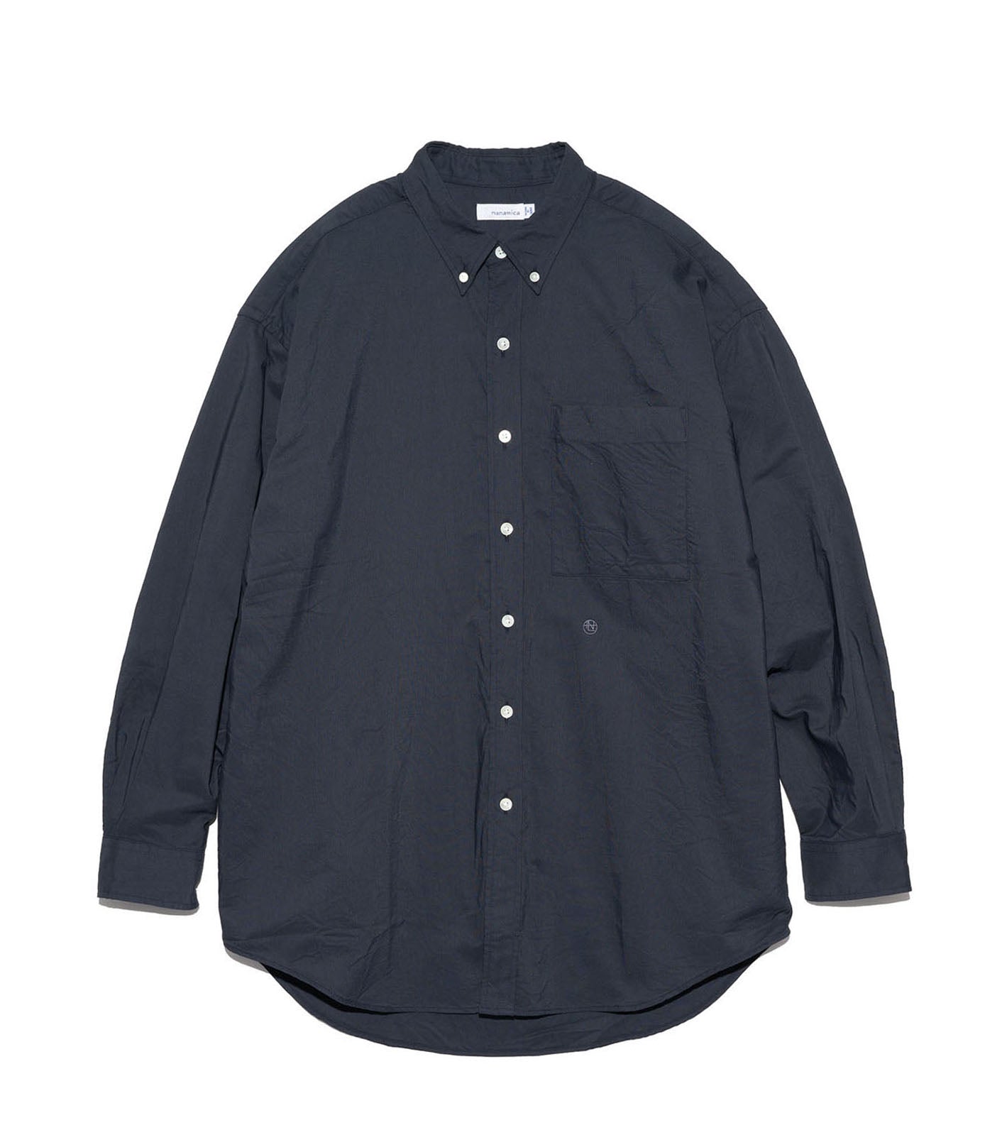 Button Down Wind Shirt - DN(Dark Navy)
