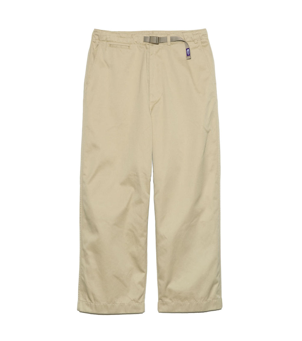 Chino Wide Straight Field Pants - BE(Beige)