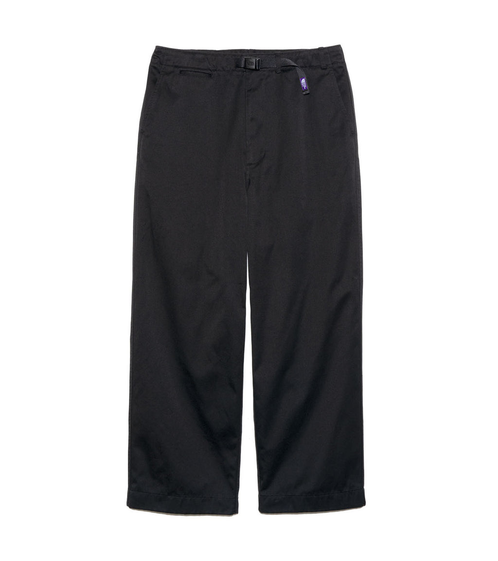 Chino Wide Straight Field Pants - K(Black)