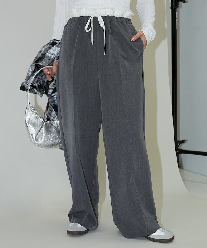 West Shearing Panel Easy Slacks Pants Limited Edition