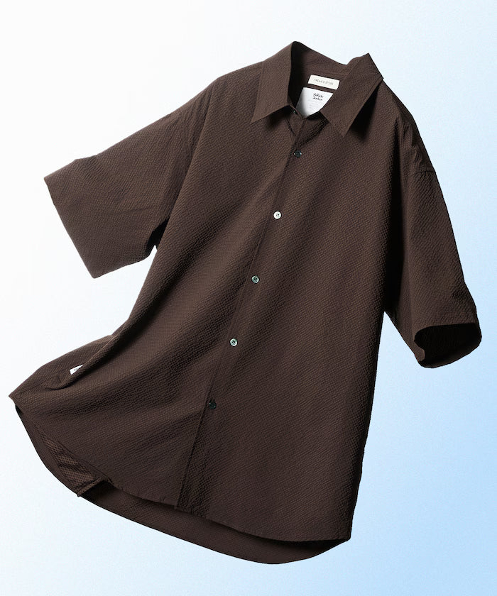 AiRide/AiRide Relax Fit Short Sleeve Seersucker Shirt/Pocketable/Quick Dry/UV Cut [Limited Edition]
