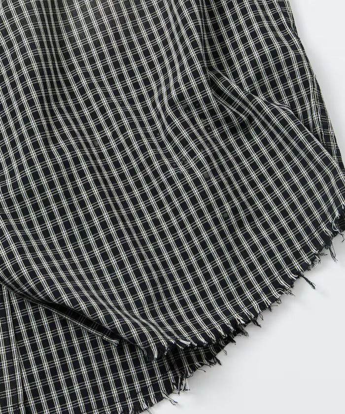 Big Silhouette Damage Processing Regular Color S/S Shirt/Check/Stripe/Fade Processing [Limited Edition]