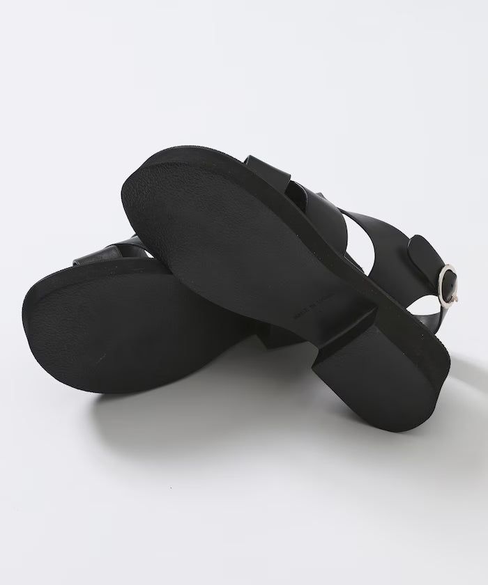 Wide Cross Sandals