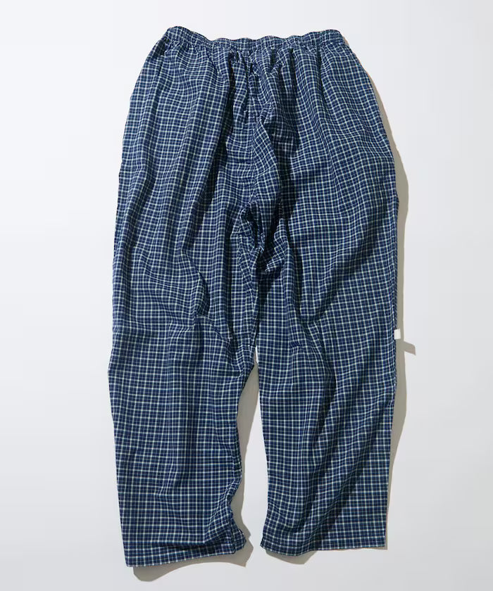 Indigo Madras Check Easy Pant