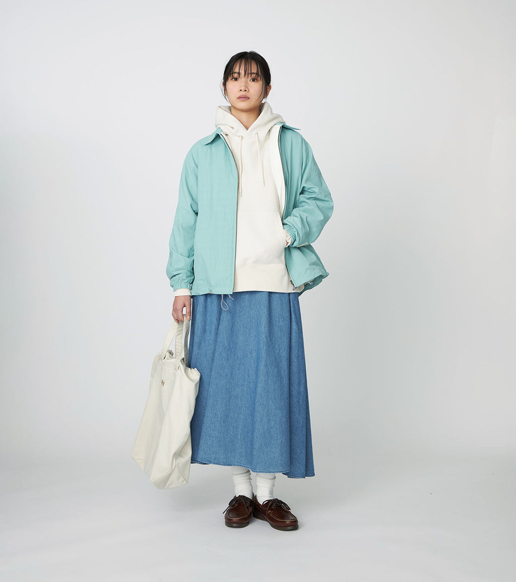 Light Denim Circular Skirt