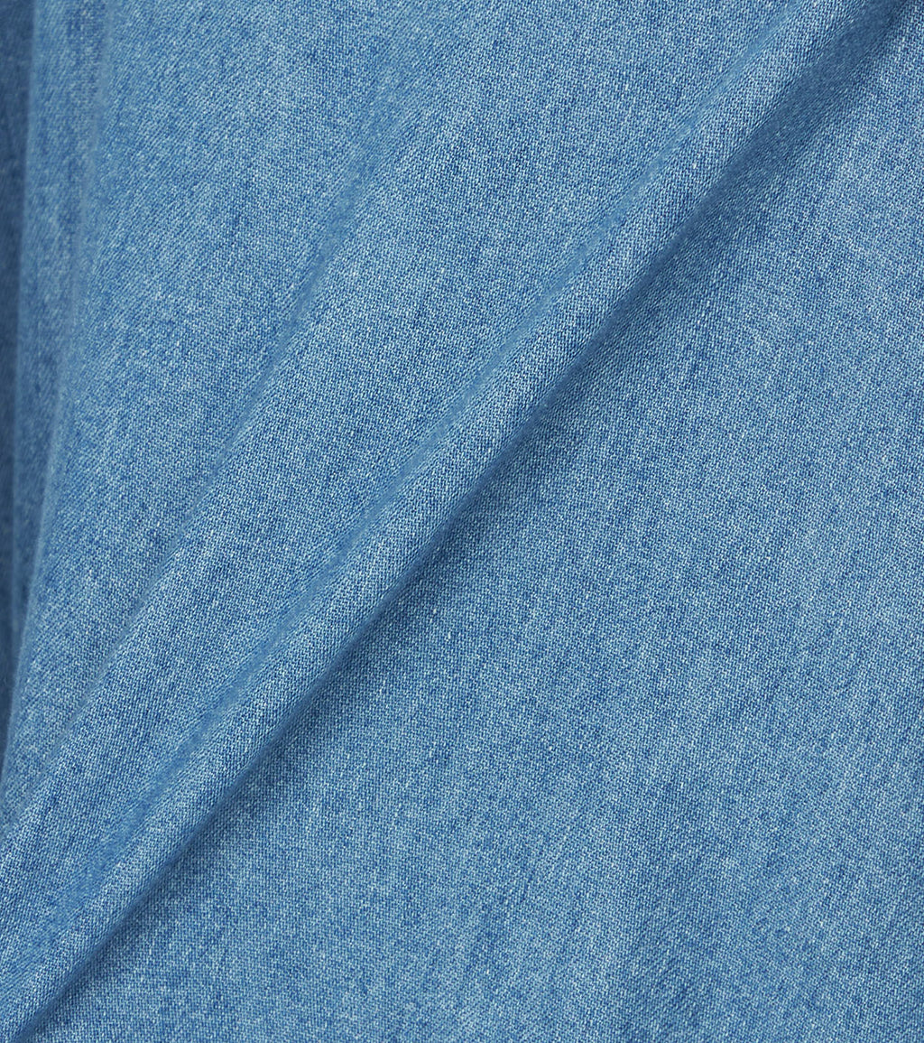 Light Denim Circular Skirt