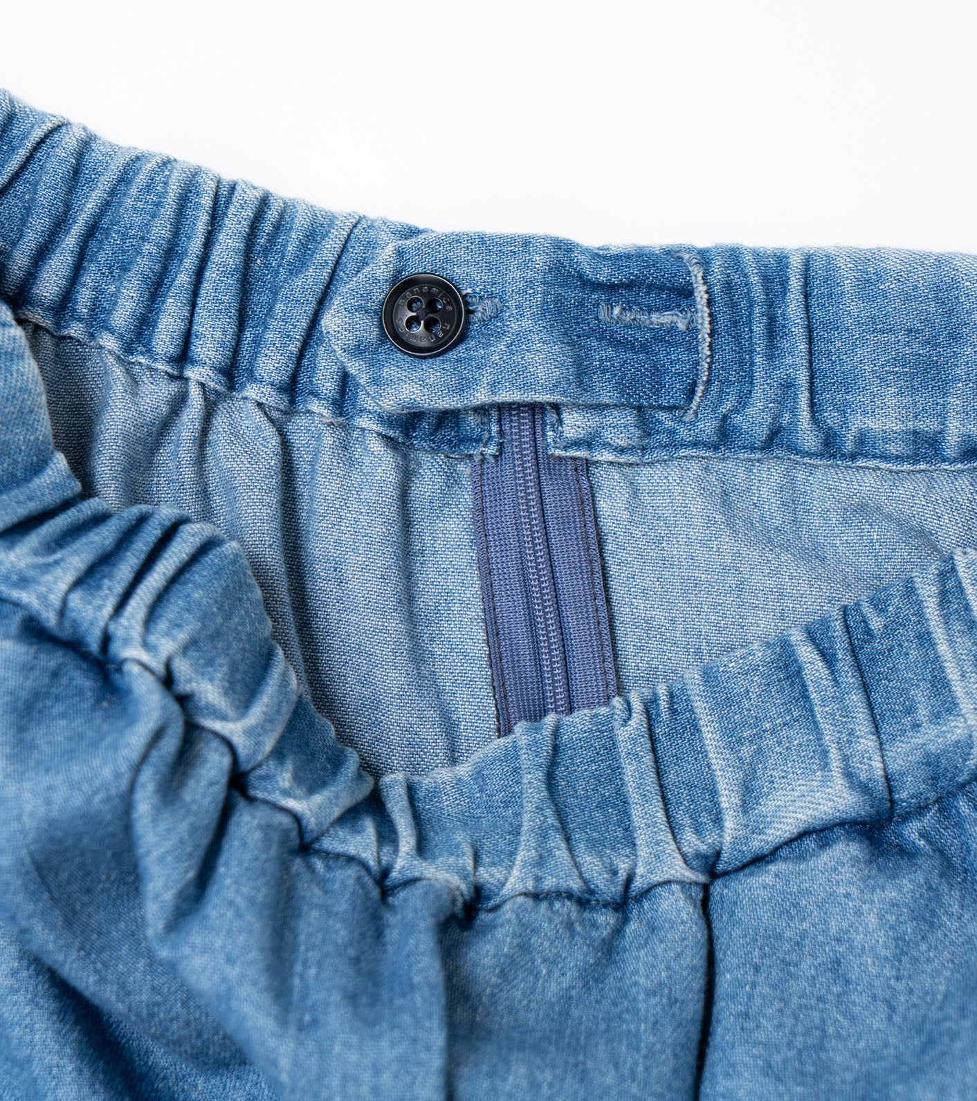 Light Denim Circular Skirt