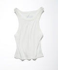 American Sleeve Cropped A-SHIRT - White