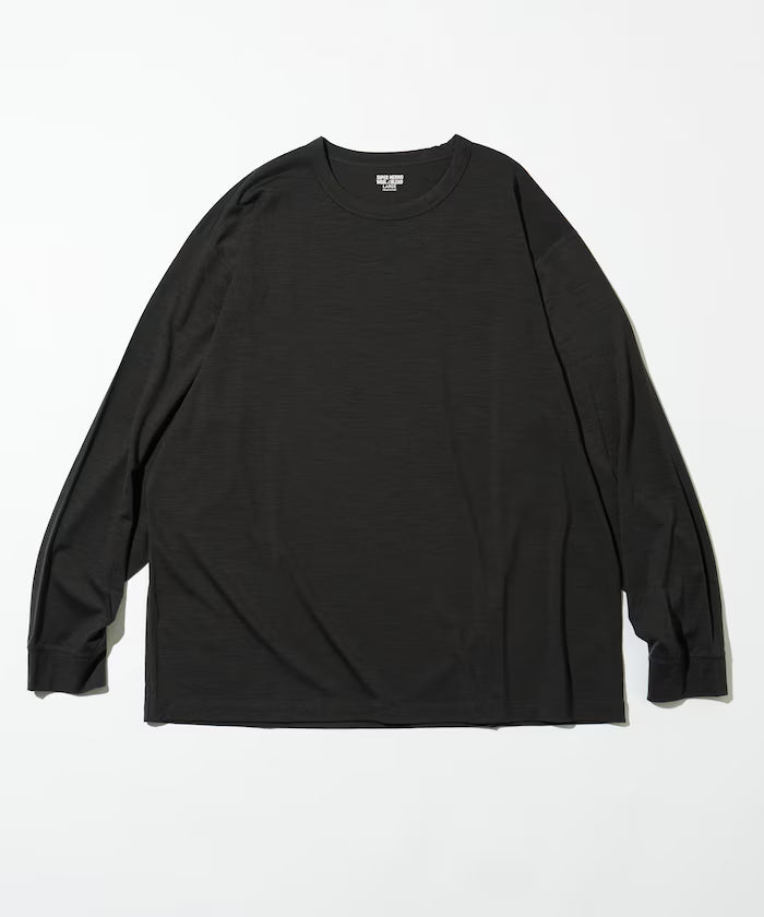 Washable Merino Wool Blend Long Sleeve T-Shirt