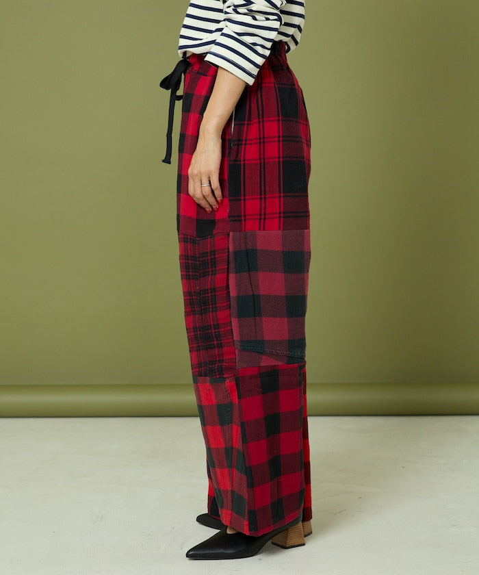 Flannel Check Easy Pants