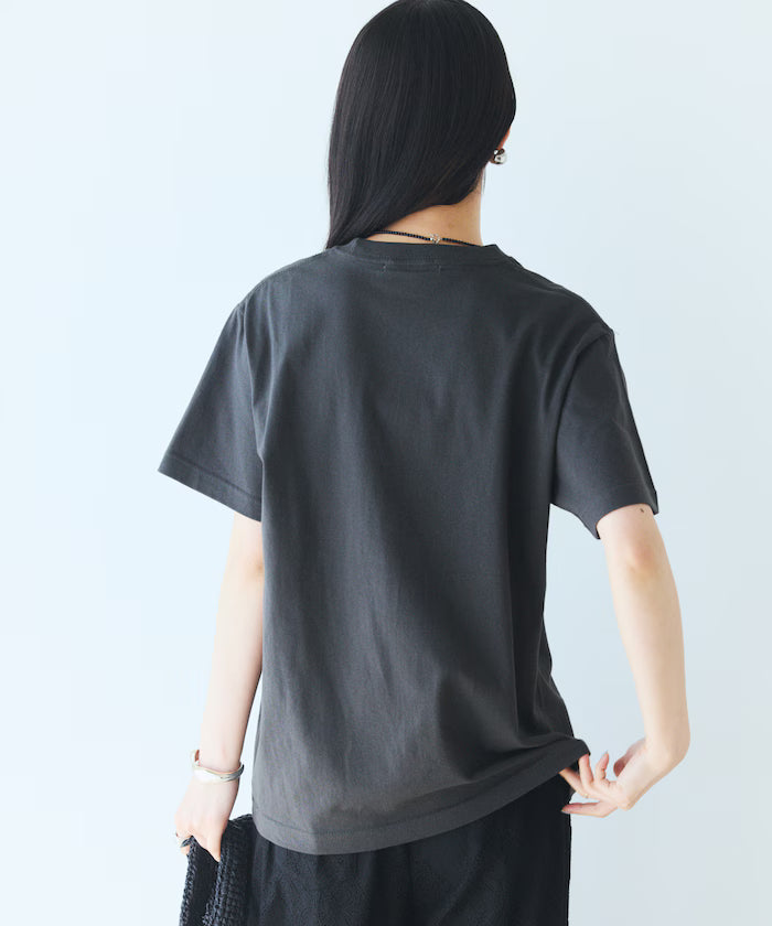 Comfortable Logo Horse Print Crew Neck T-Shirt
