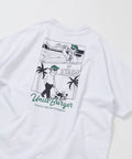 Limited Edition Uncle Holiday Big Silhouette Back Print Crew Neck T-Shirt - White