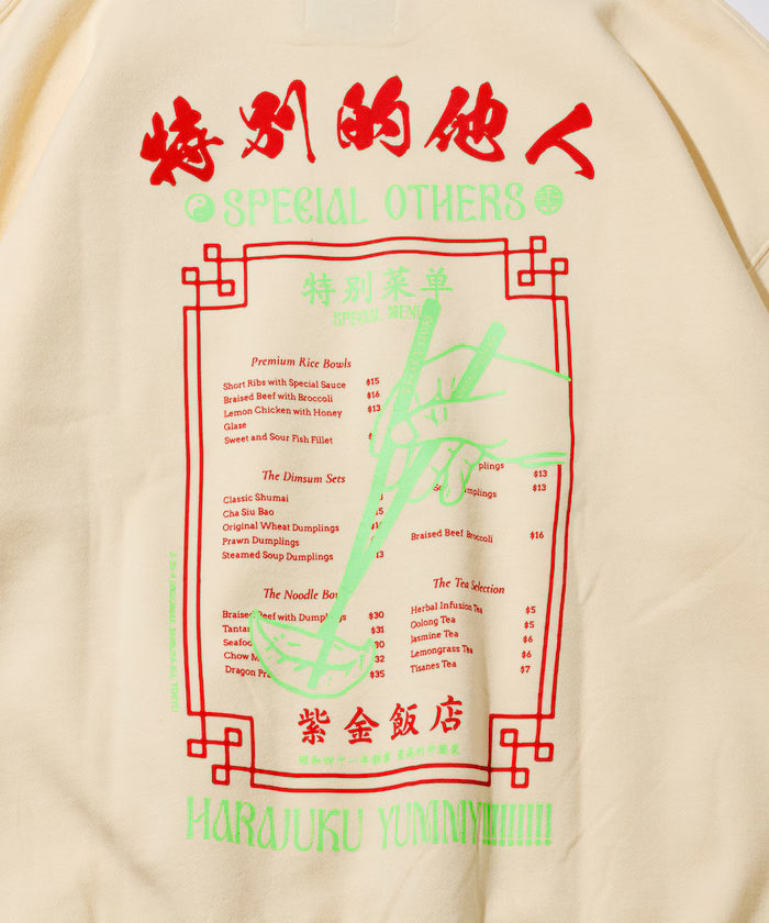 SPE x Purple Gold Hotel x FREAK'S Glow-in-the-Dark Back Print Crewneck Sweatshirt