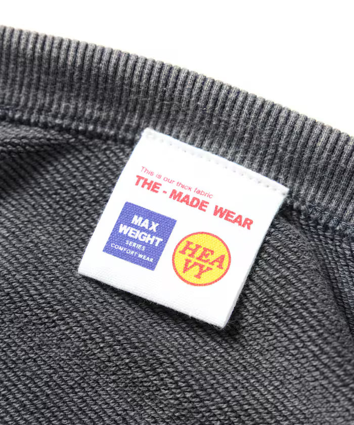 13 oz HEAVY WEIGHT heavyweight pigment-dyed crewneck sweatshirt