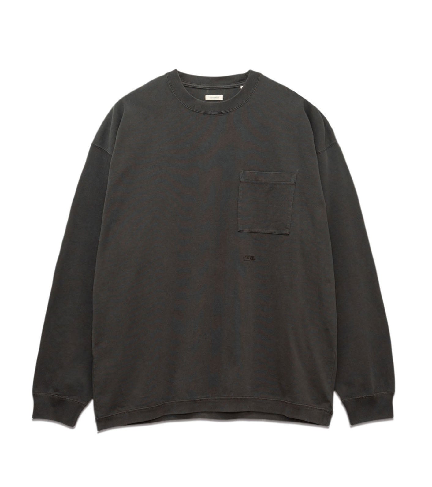 OOAL L/S Pocket Tee - CH(Charcoal)