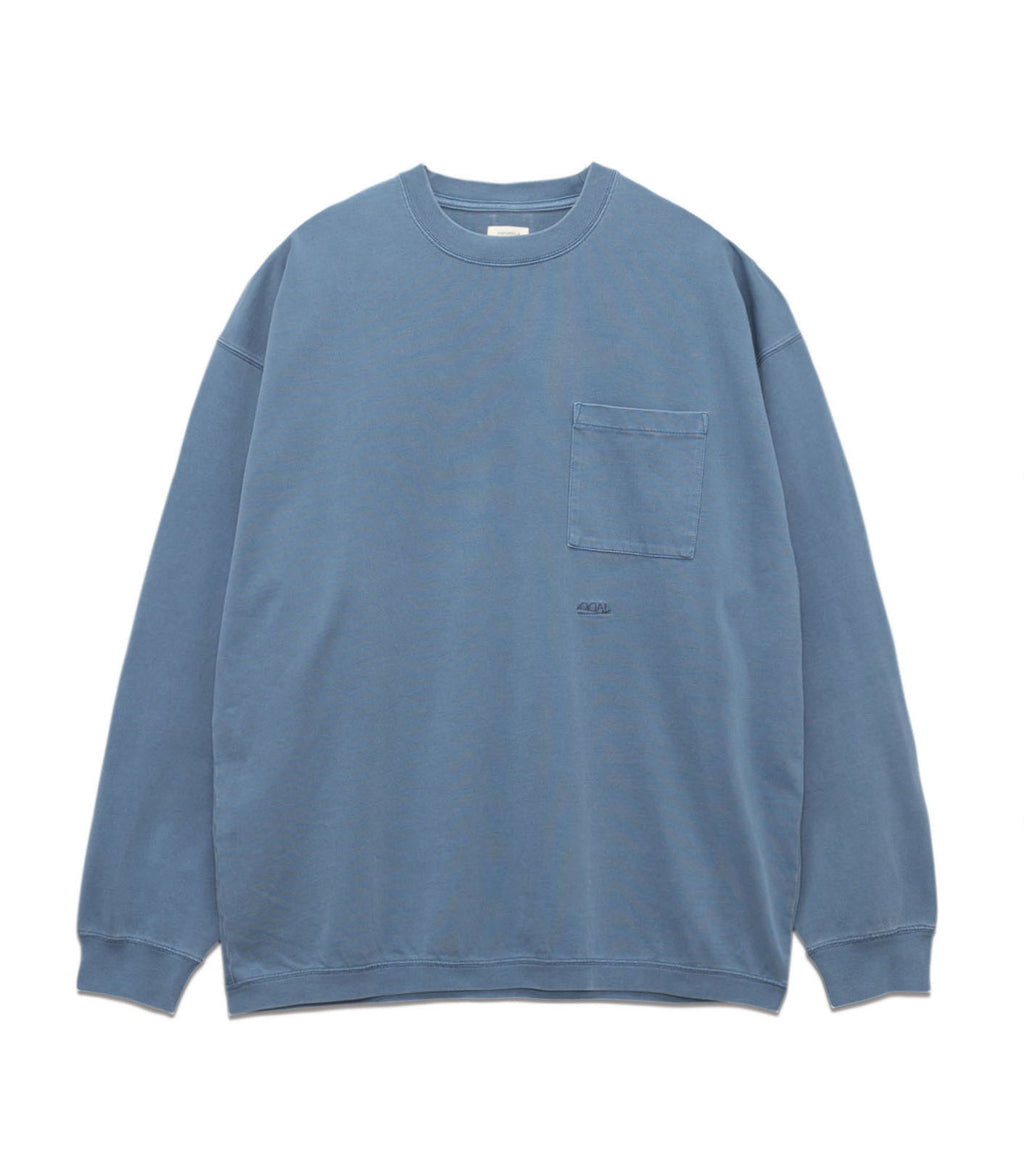 OOAL L/S Pocket Tee - FB(Fade Blue)