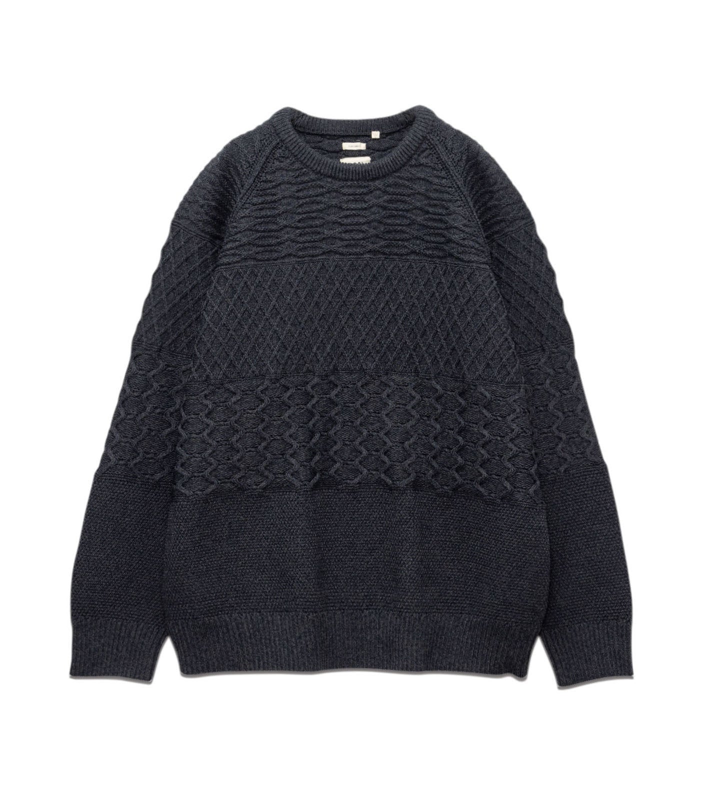 Crew Neck Sweater - DN(Dark Navy)