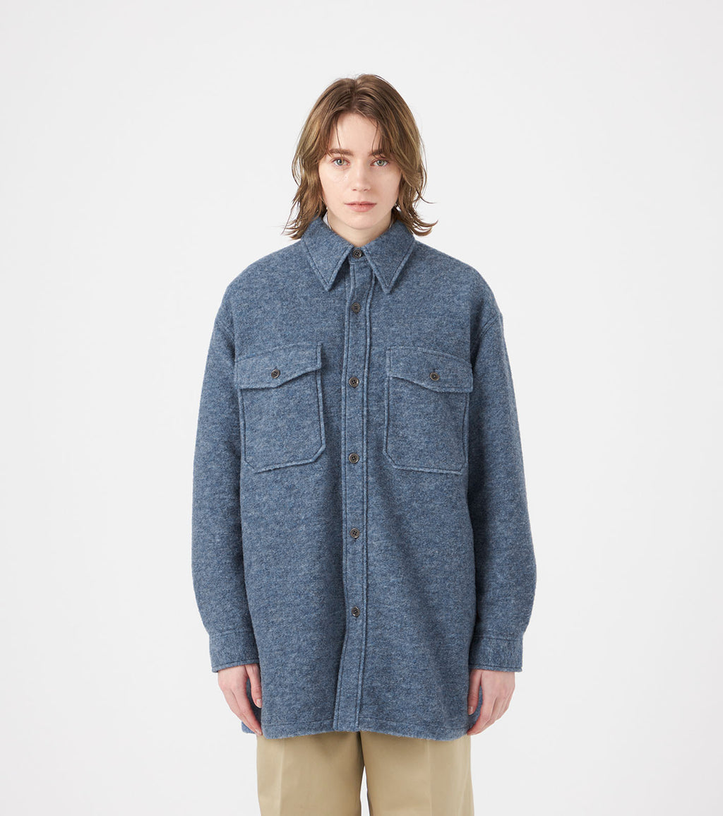 WINDSTOPPER Sliver Knit Shirt Jacket