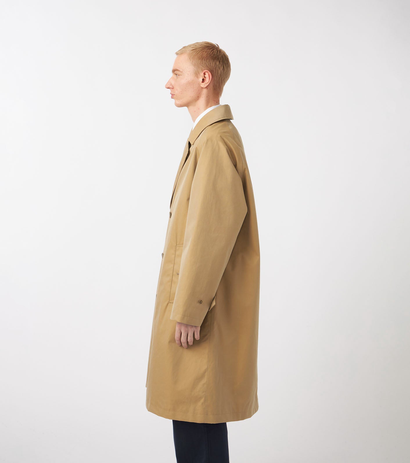 2L Cotton GORE-TEX Double Breasted Coat