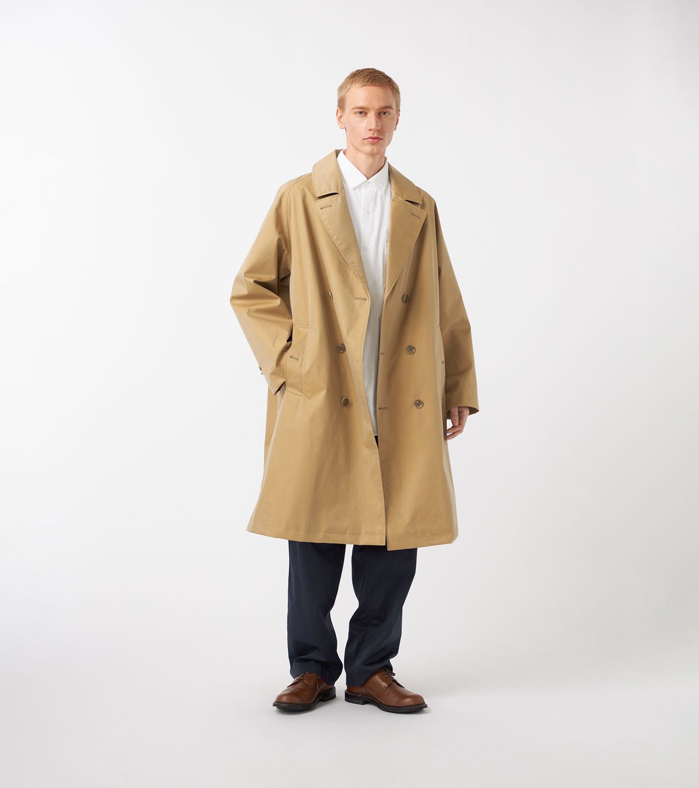 2L Cotton GORE-TEX Double Breasted Coat