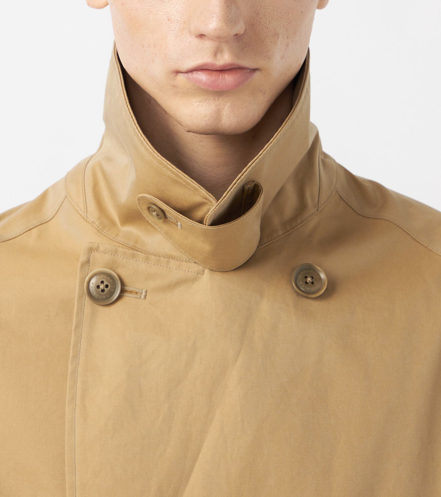 2L Cotton GORE-TEX Double Breasted Coat