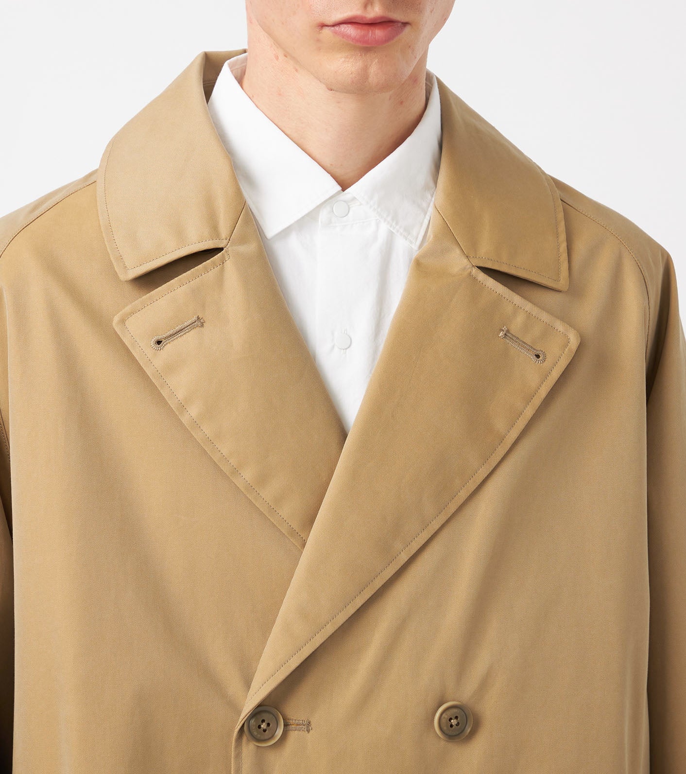 2L Cotton GORE-TEX Double Breasted Coat