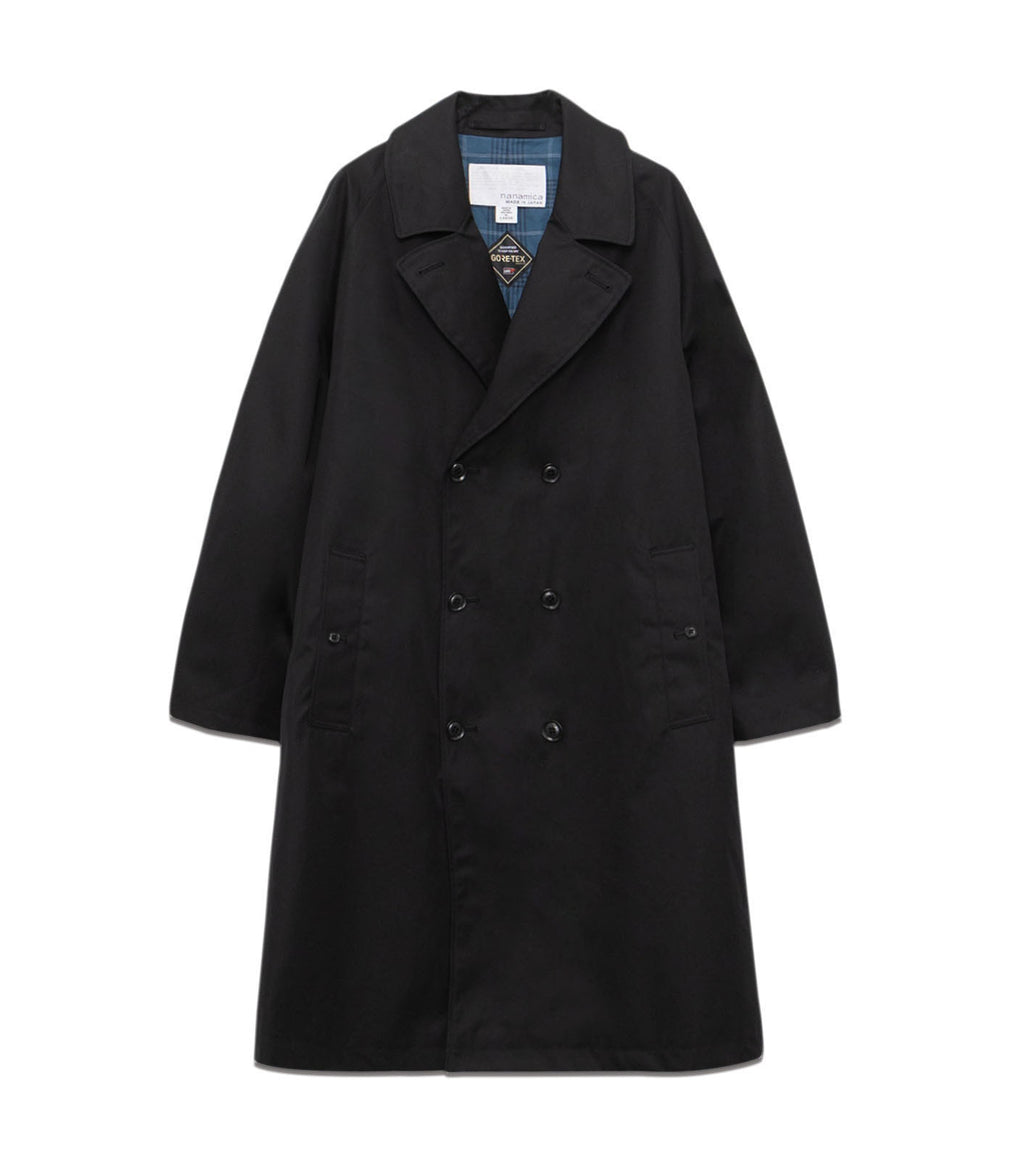 2L Cotton GORE-TEX Double Breasted Coat - K(Black)