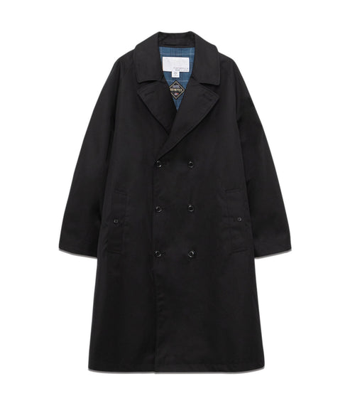 2L Cotton GORE-TEX Double Breasted Coat - K(Black)