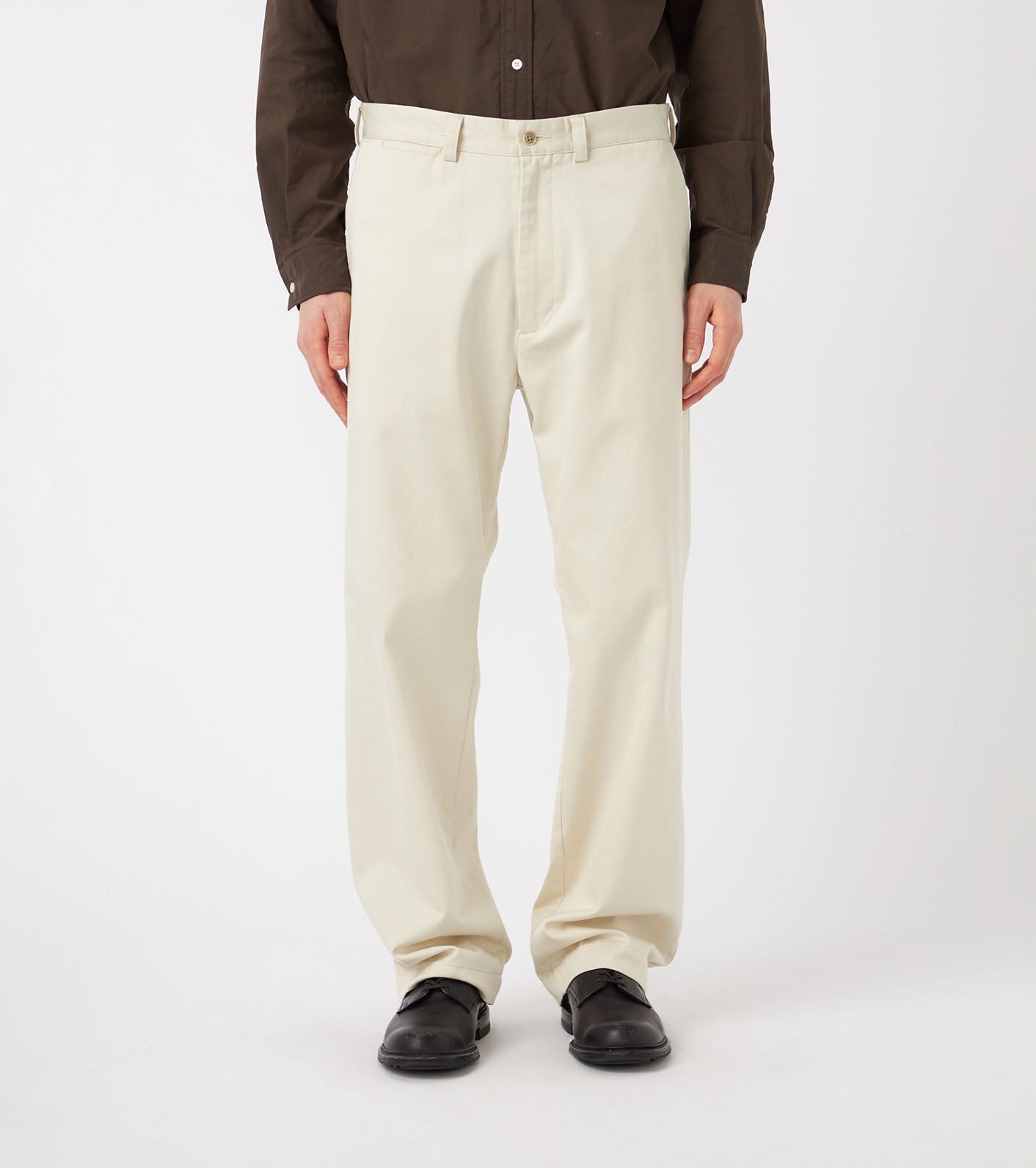 Wide Straight Chino Pants