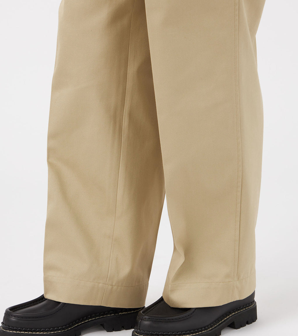 Double Pleated Chino Pants