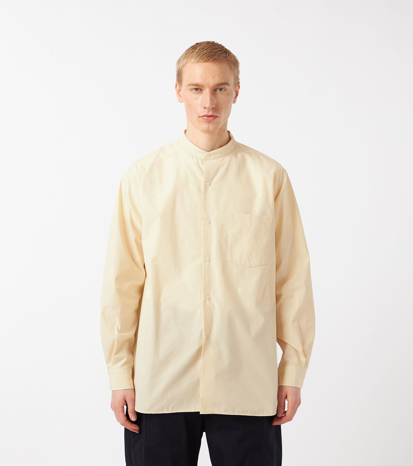 Band Collar Wind Shirt