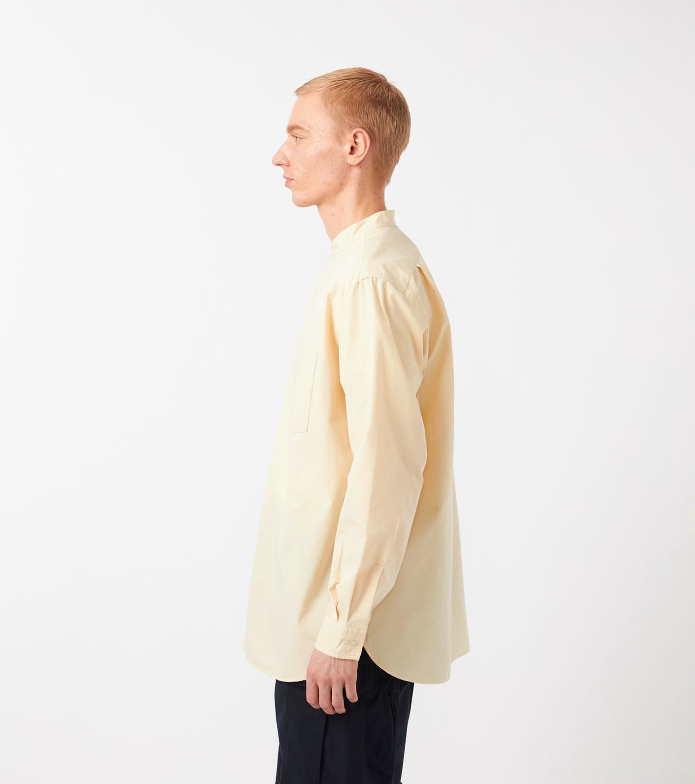 Band Collar Wind Shirt