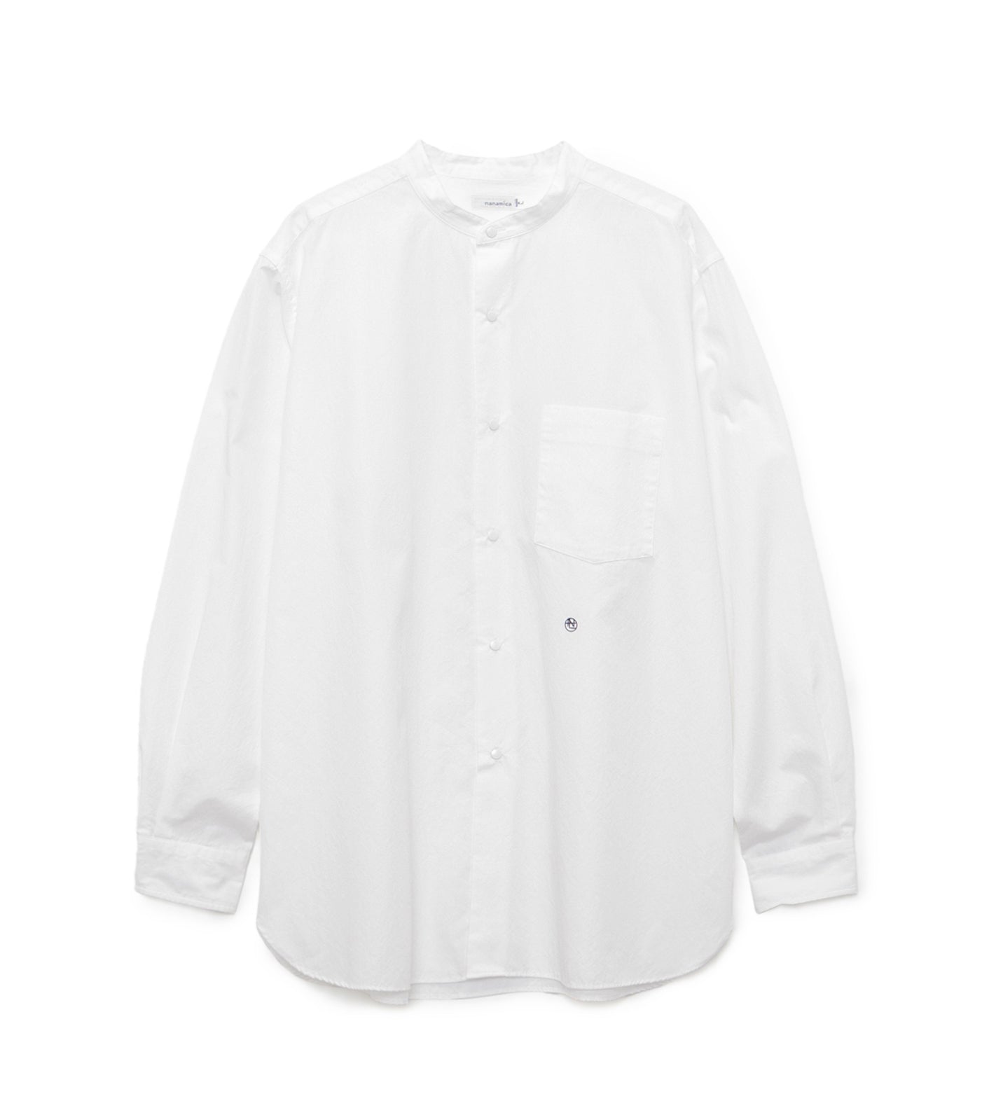 Band Collar Wind Shirt - OW(Off White)