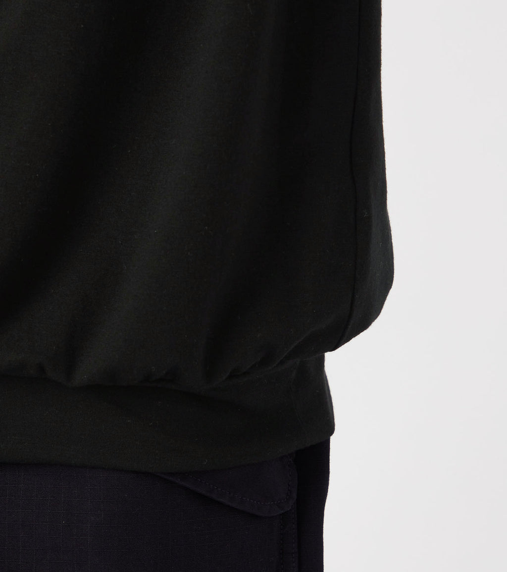 Wool Jersey Crew Neck L/S Tee