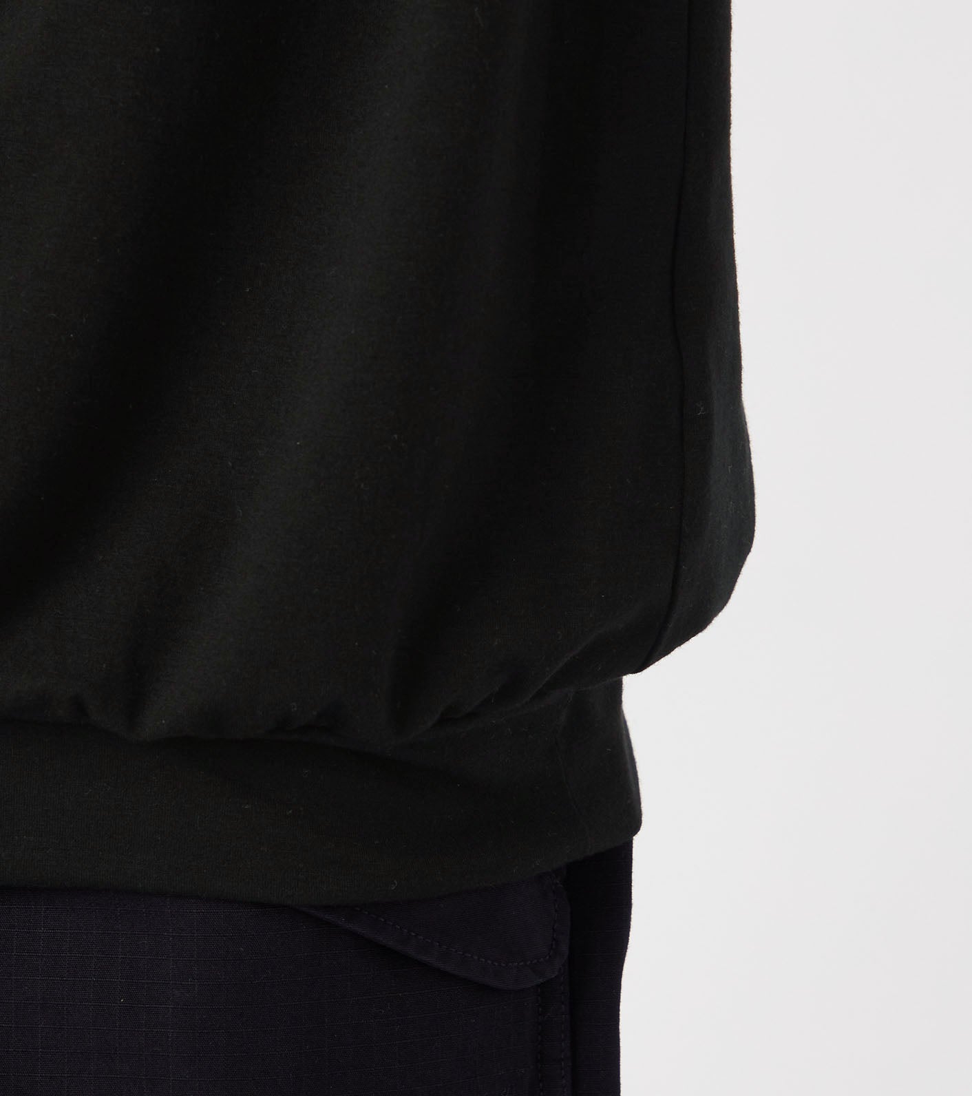 Wool Jersey Crew Neck L/S Tee