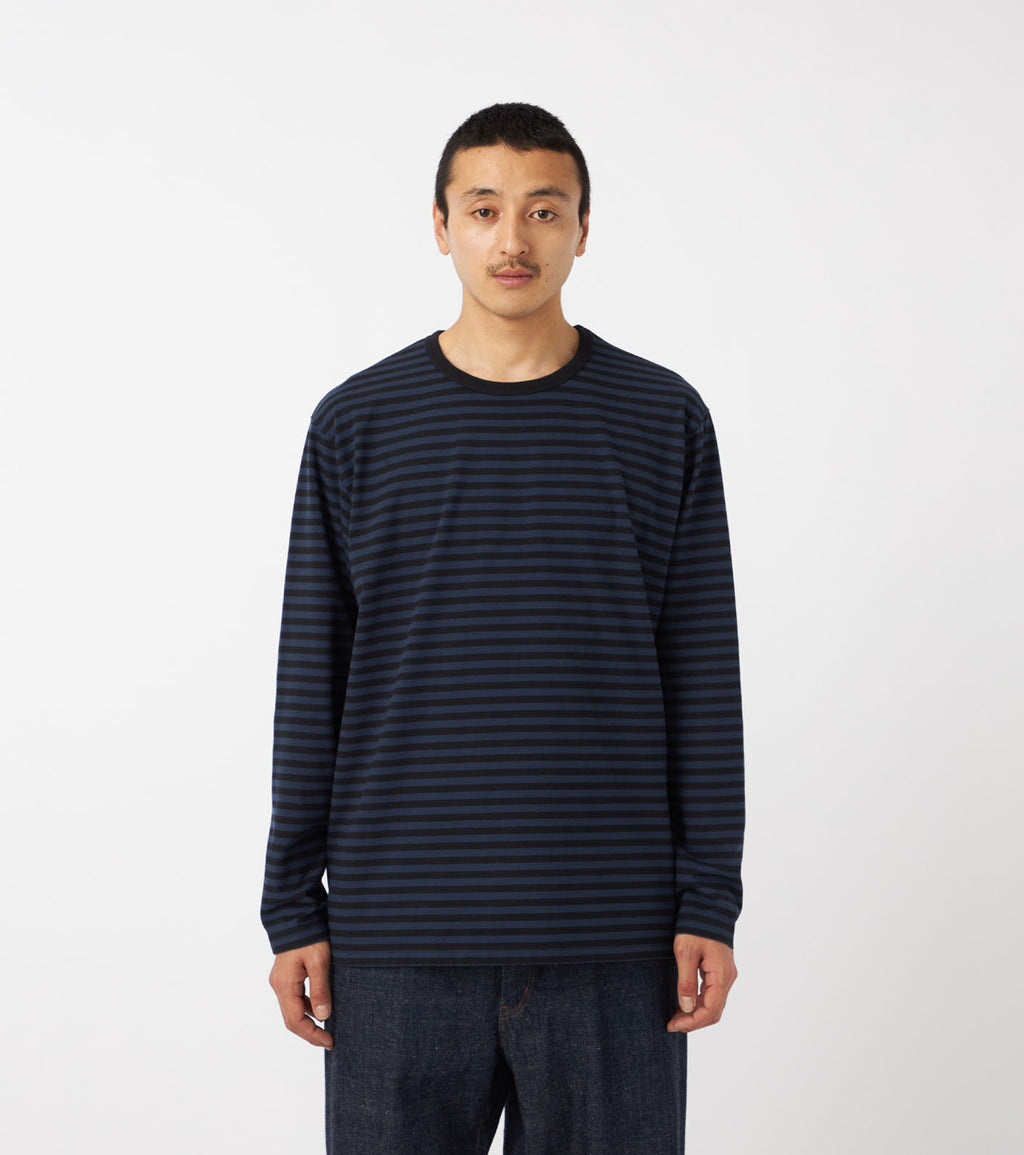 COOLMAX Stripe Jersey L/S Tee