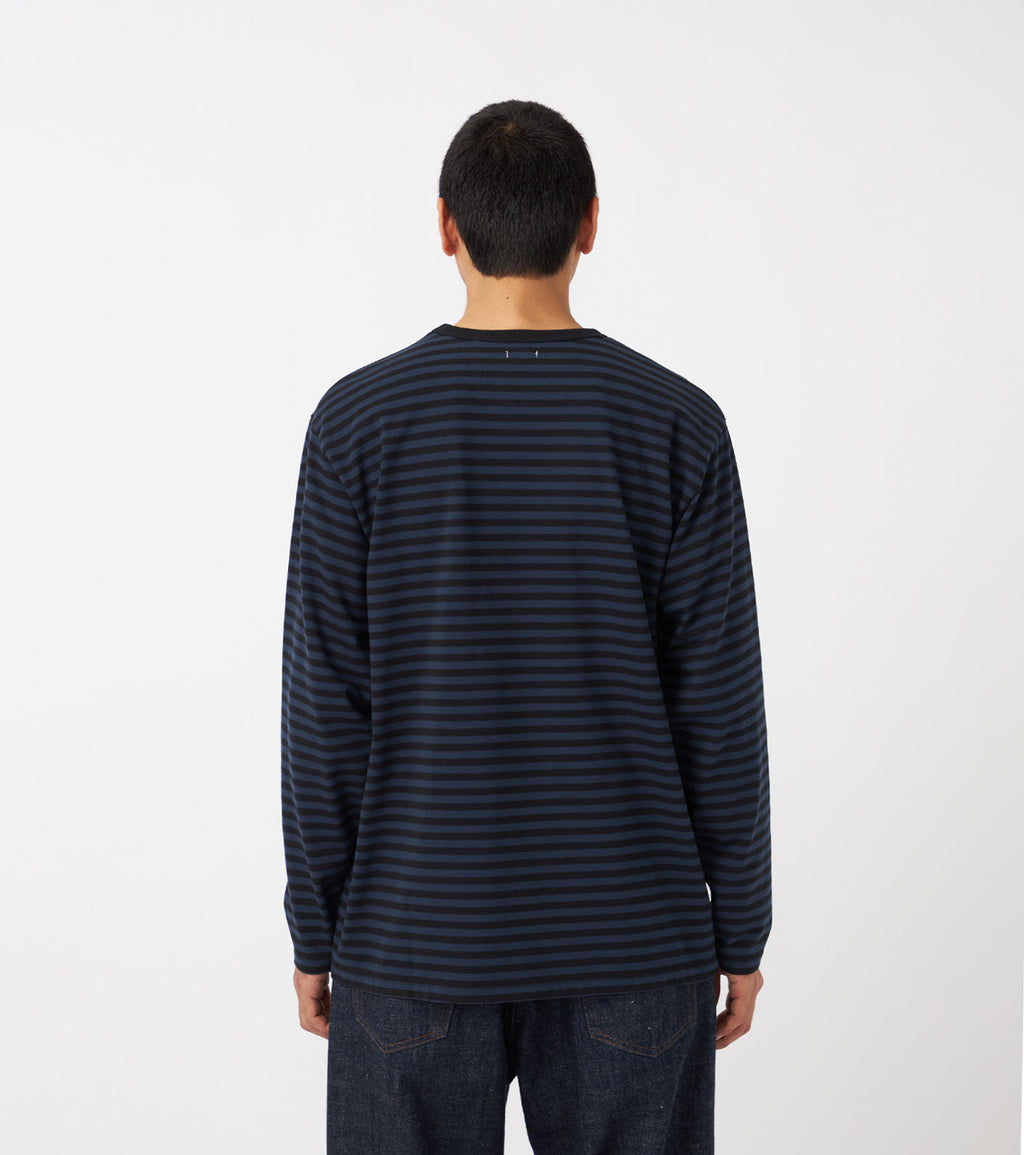 COOLMAX Stripe Jersey L/S Tee