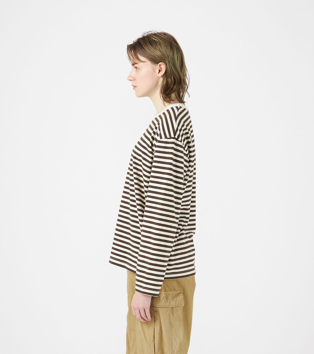 COOLMAX Stripe Jersey L/S Tee