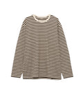 COOLMAX Stripe Jersey L/S Tee - BN(Brown x Natural)