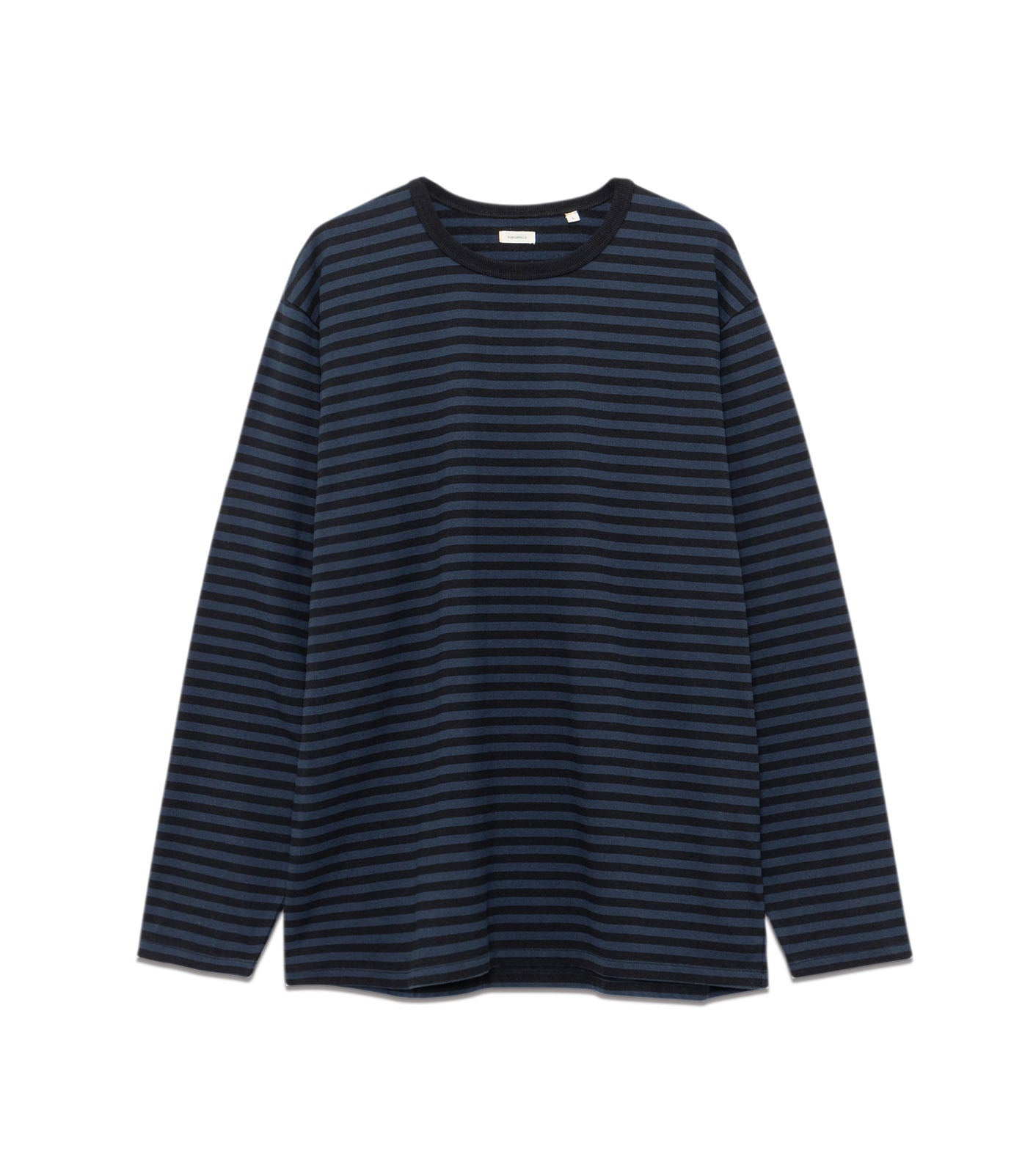COOLMAX Stripe Jersey L/S Tee - KN(Black x Navy)