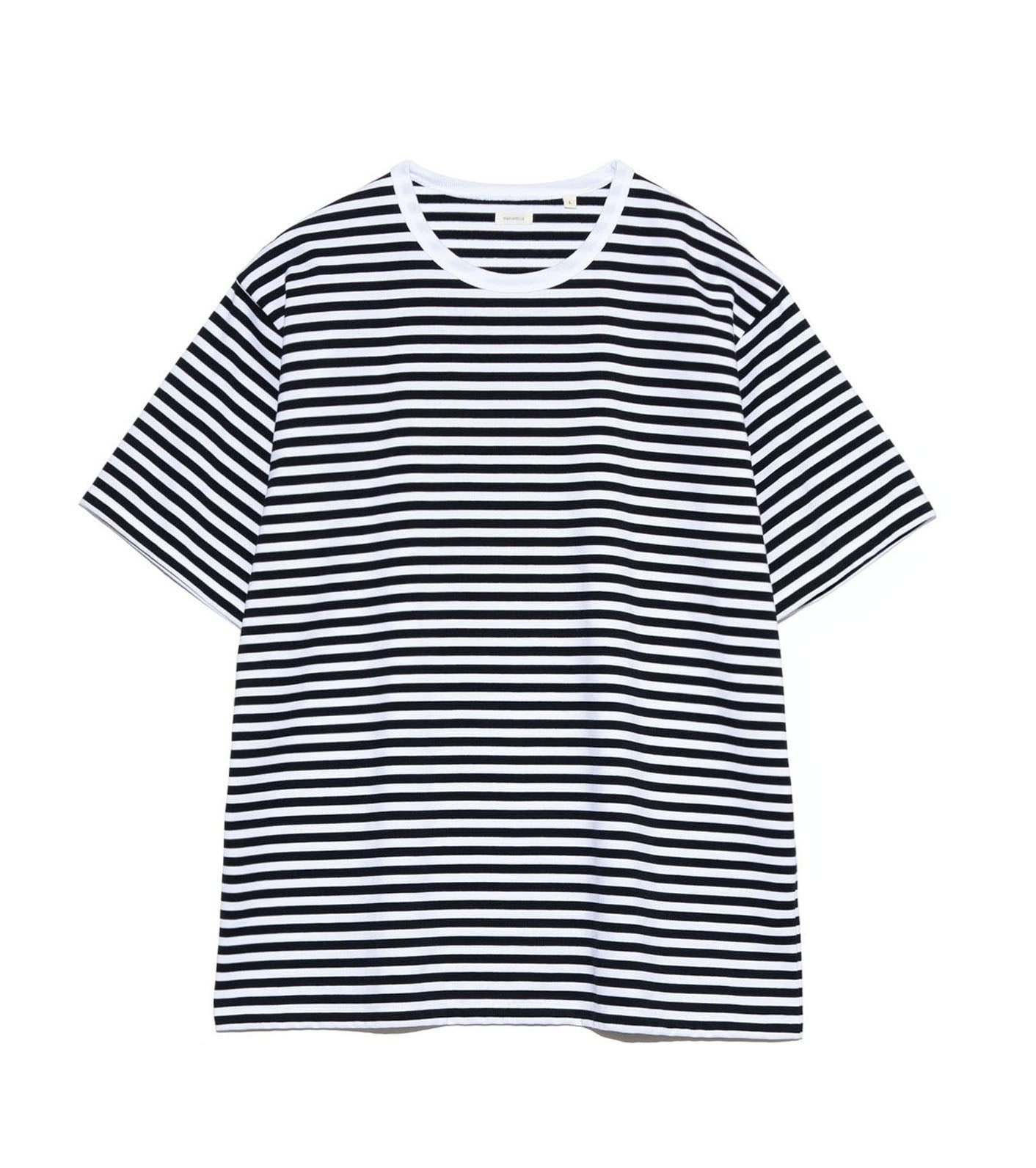 COOLMAX Stripe Jersey Tee - KW(Black x White)