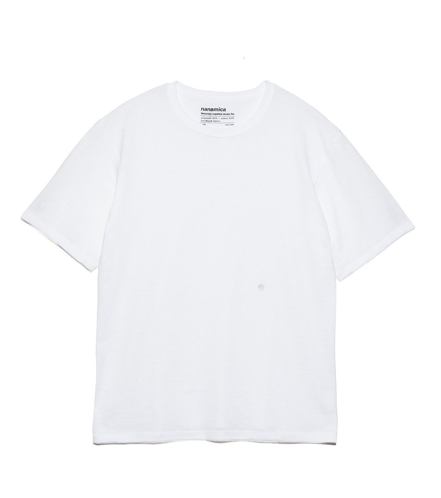 nanamica Loopwheel COOLMAX Jersey Tee - W(White)