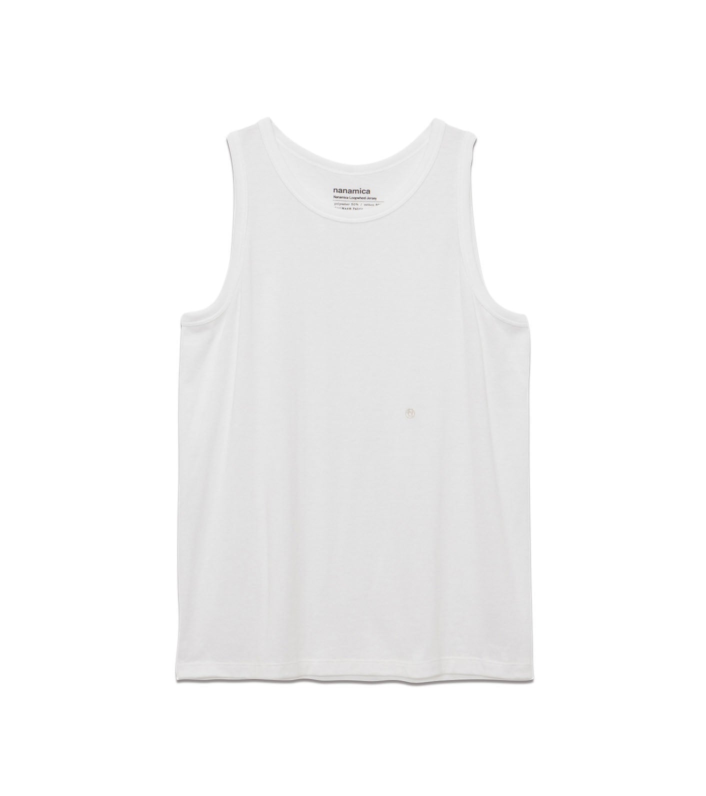 nanamica Loopwheel COOLMAX Jersey Tank - W(White)